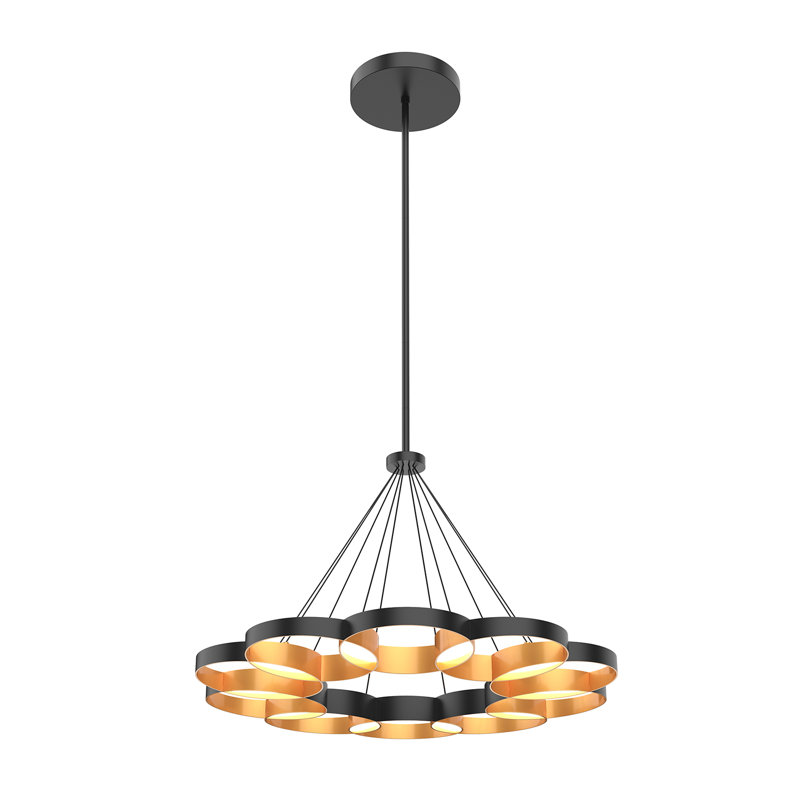 Maestro 1 - Light LED Pendant, Black/Gold