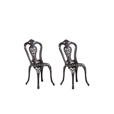 Janet Patio Dining Side Chair with Cushion