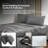 8 Piece Quilted Solid Stripe Comforter, Sheet Set And Mattress Protector Bedding Bundle, Full-122547332-122547339