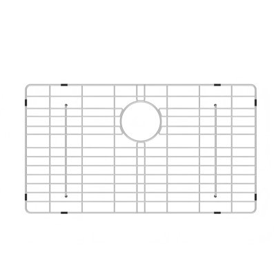 Grille d'évier de fond en acier inoxydable 27,6 "x 15,6" pour évier de cuisine
