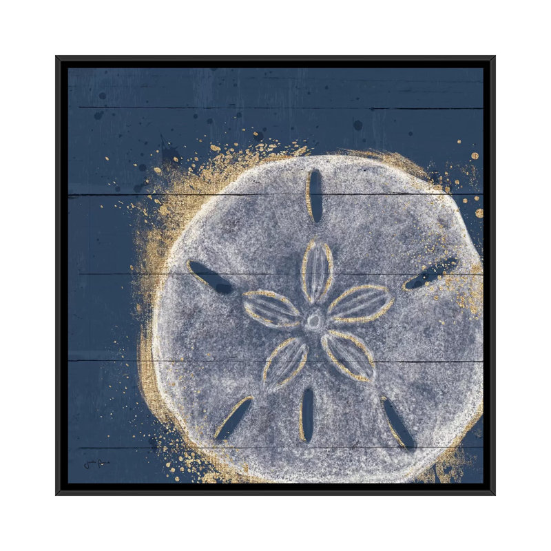 «Calm Seas X» par Janelle Penner - impression sur toile tendue, H 18 po x l 18 po x P 1,5 po, Toile avec cadre noir