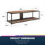 Andreis Unfinished TV Stand for TVs up to 65"
