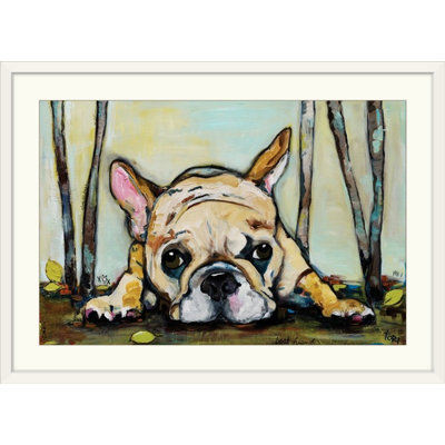 «french bouledogue print
