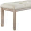 Banc rembourré en tissu beige Duckett-288840878-288840877