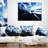 3D Abstract Art Blue Black - Abstract Printed Pillow-29367528-29367532