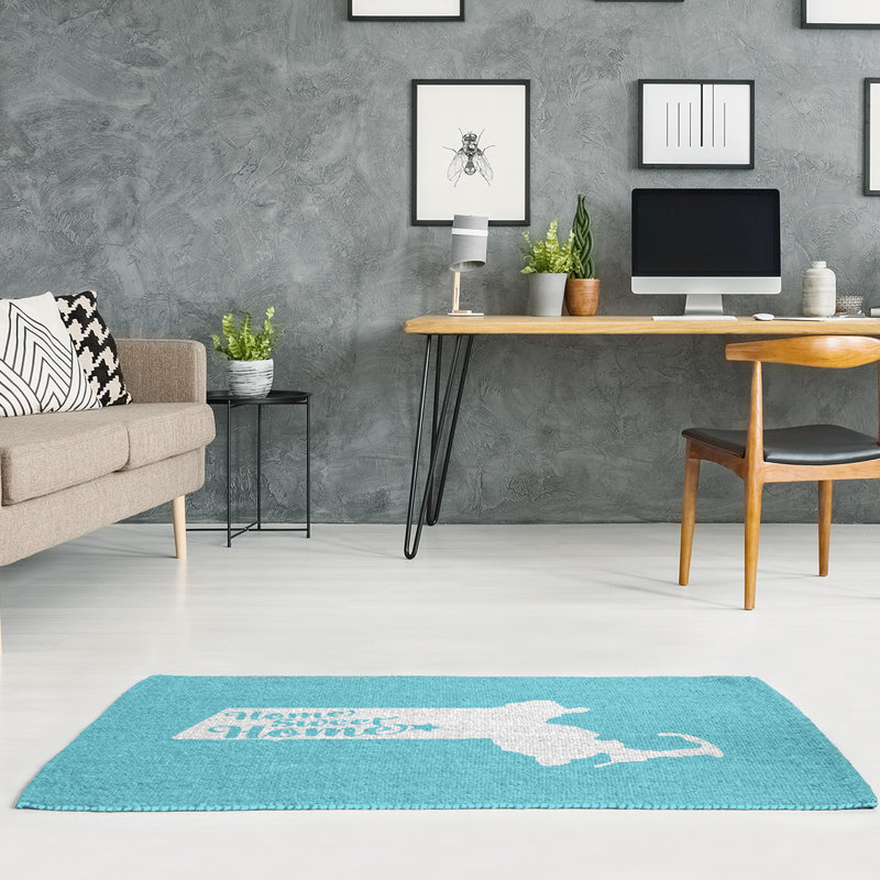 Tapis worcester blue area home, Rectangle 5 pi x 7 pi, Oui