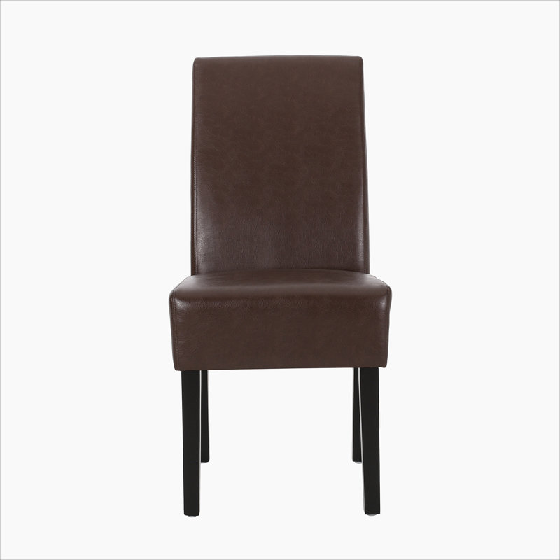 Chaise de salle à manger Homan, 1, Brun foncé