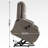 Infinite Position Single Motor Up To 350 Lbs Power Lift Recliner Chair For Elderly, Heavy Duty Motion Mechanism With 8-Point Vibration Massage And Lumbar Heating, Usb Charging Port, Cup Holders-1404623093