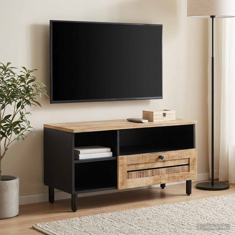Solid Wood Rectangle Accent Chest