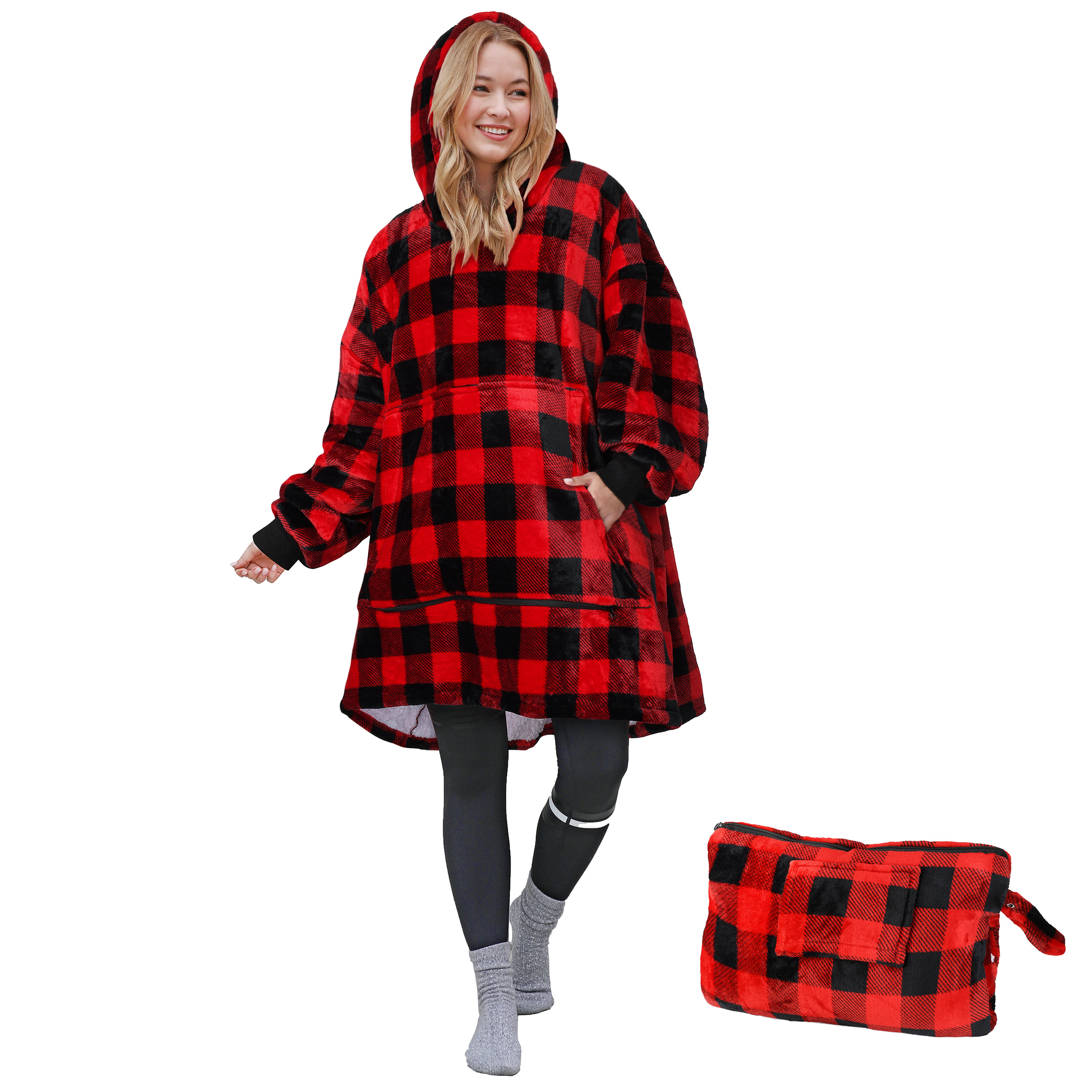 Sherpa pullover blanket new arrivals