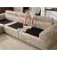 Canapé modulaire blanc en laine d'agneau moelleux de 137,7 po, canapé d'angle surdimensionné en forme de L surdimensionné, grand canapé moelleux et moelleux avec coussins décoratifs pour le salon-893927419-893927422-893927417-893927411