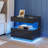 21.7'' W 2-Drawer Nightstand With Led Lights-1490806323