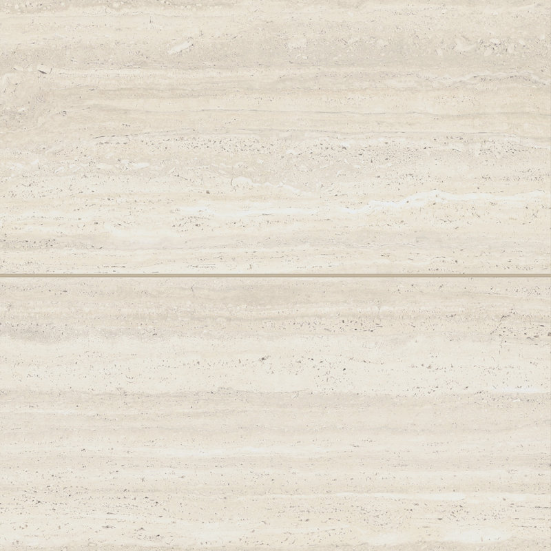 Sensi Roma 24" x 48" Porcelain Wood Look Wall & Floor Tile, Ivory