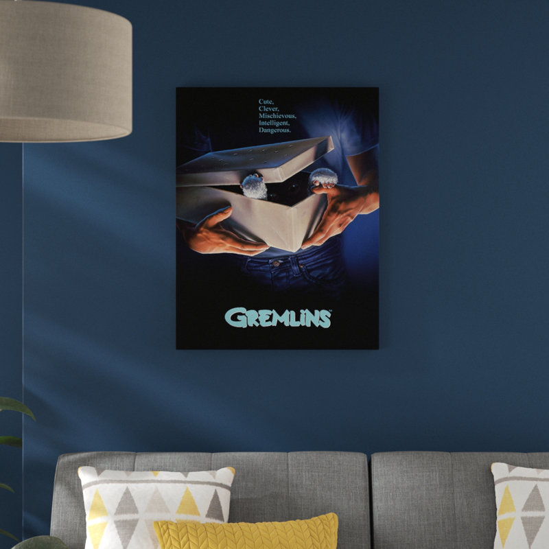 Gremlins One-Sheet-Gizmo - Rectangle Print on Canvas, Canvas