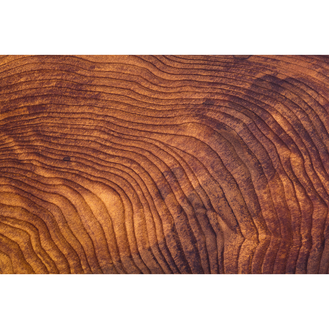 Redwood Burl Wood Grain Hintergrund von Drnadig - Kunstdrucke auf Leinwand ohne Rahmen