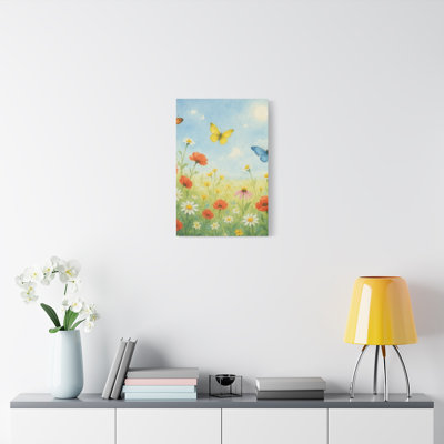 Aaroon Single Picture Frame Print on Canvas