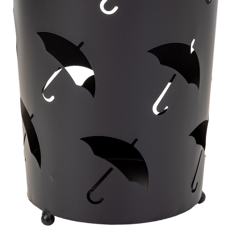 Ingimar Iron Umbrella Stand, Black