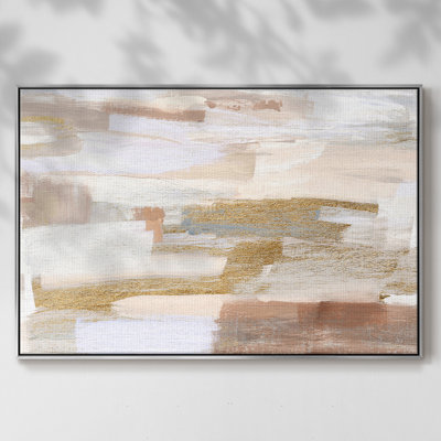 Gold Quartz II - reproduction encadrée sur toile