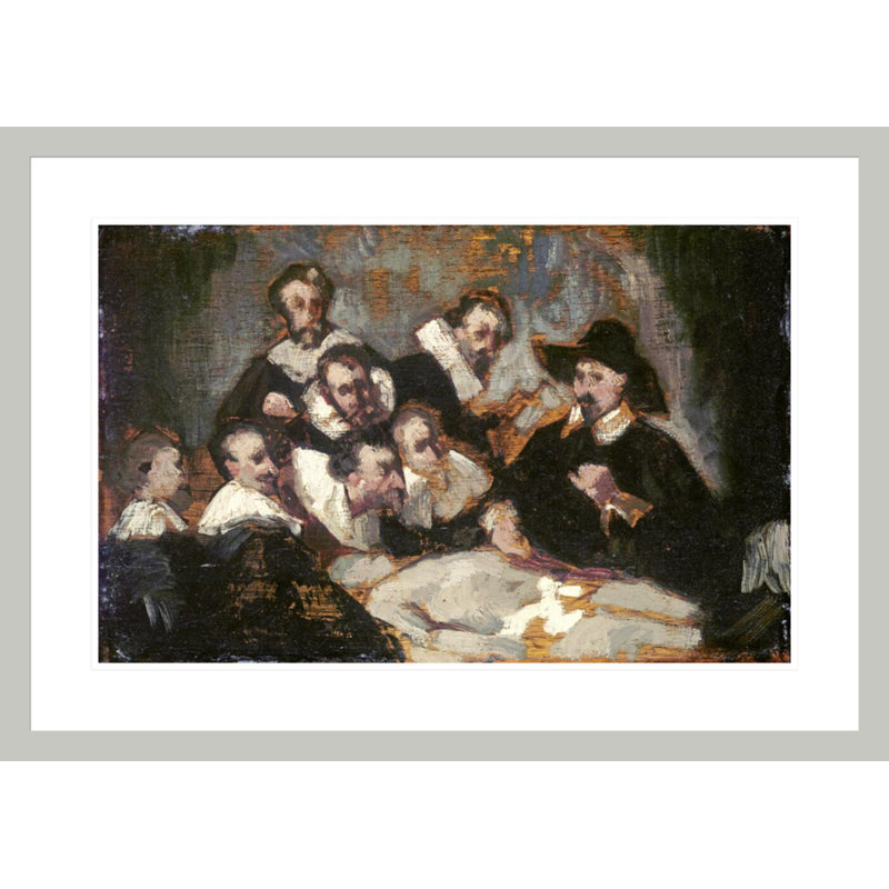 «The Anatomy Lesson» par impression giclée encadrée, 21,05 po H x 29,5 po L