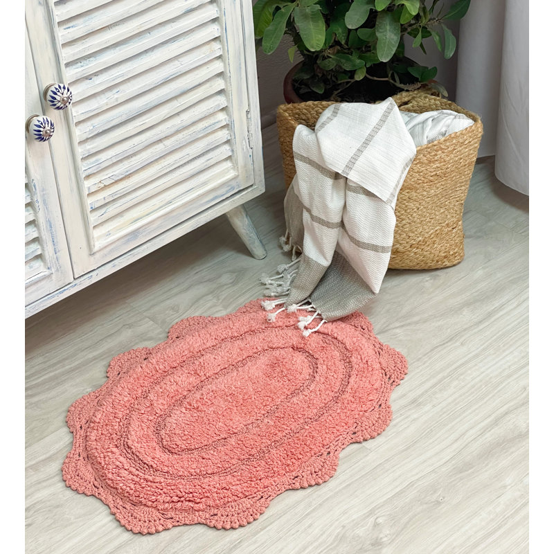 Casanova Non-Slip, Blush Pink, 24" L x 17" W