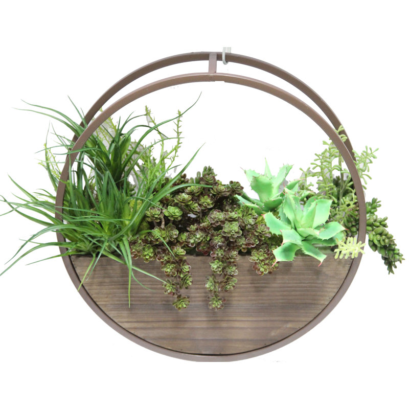 Aarush Wood Wall Planter