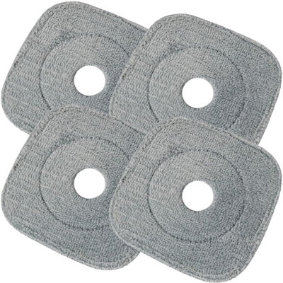 4 Pack Square Mop Replacement Pads