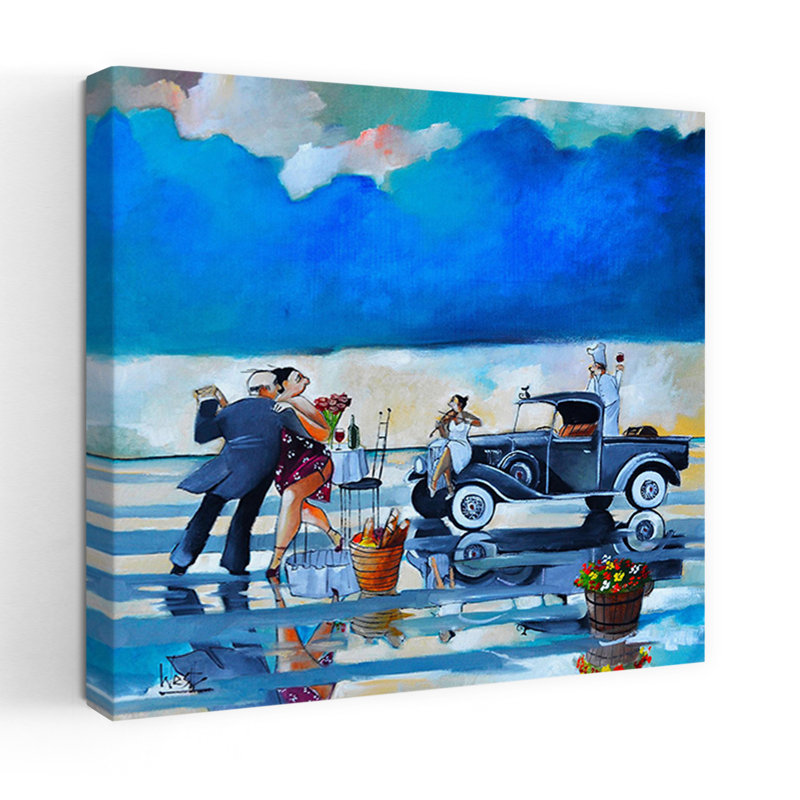 Art de fleur de mer rétro «Night Night», H 24 po x l 24 po