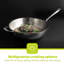 Royalford Triply Stainless-Steel Wok Pan with Lid-98899146