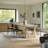 Rectangular Burlywood Solid Wood Dining Table-865357480