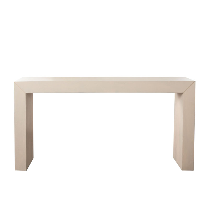 Console de canapé moderne Soma, 60 po de large, gris naturel