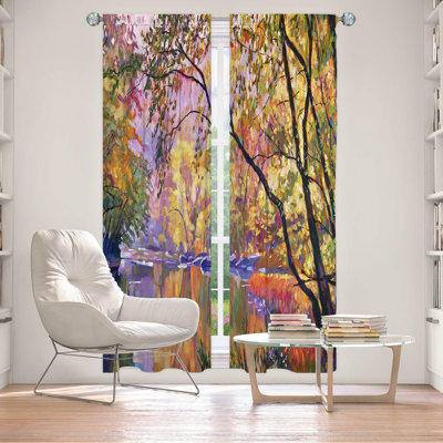 Rideau simple obscurcissant avec passe-tringle Delaughter