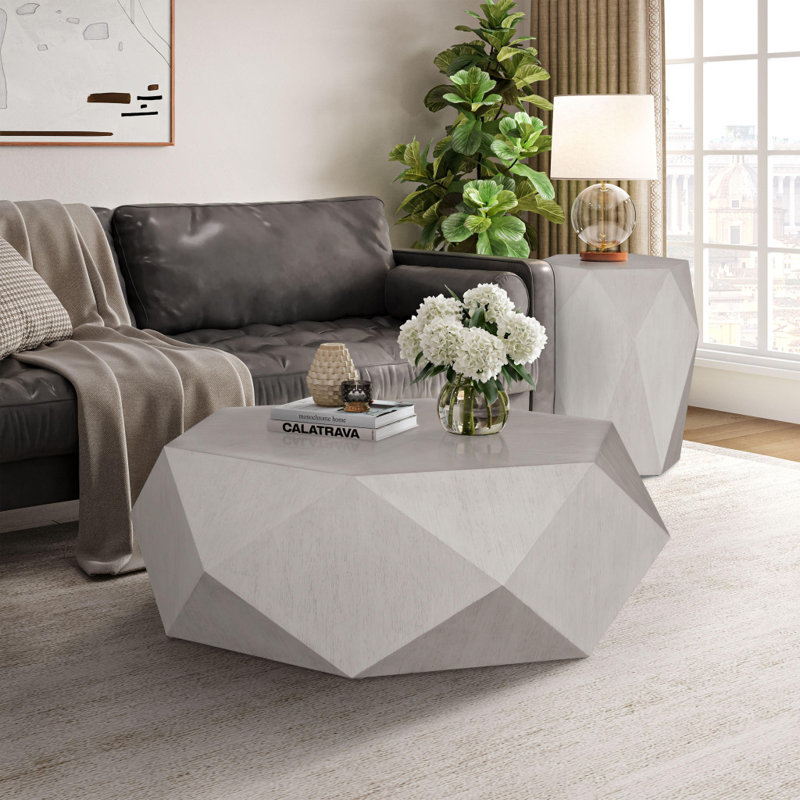 Table basse Gracie Mills, Grey Wood / Grey