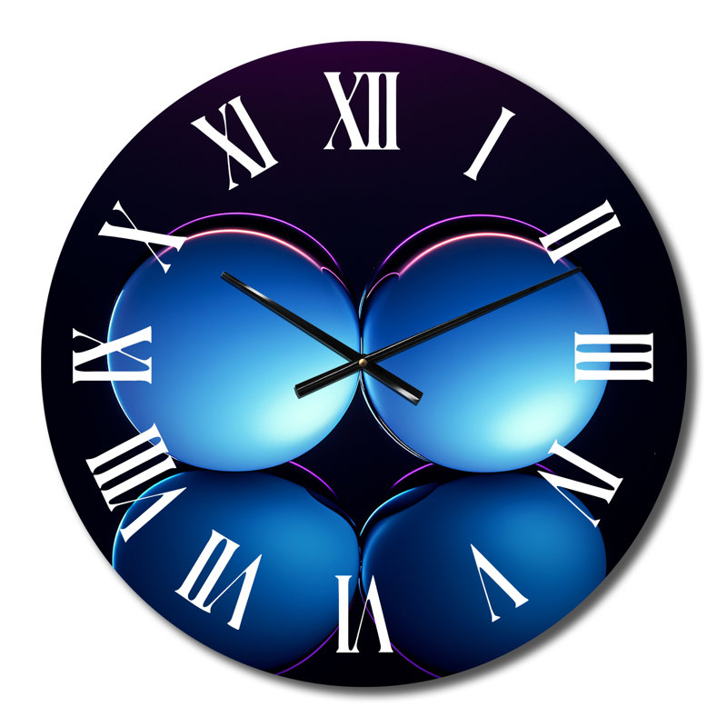 Horloge murale en métal, Moyenne