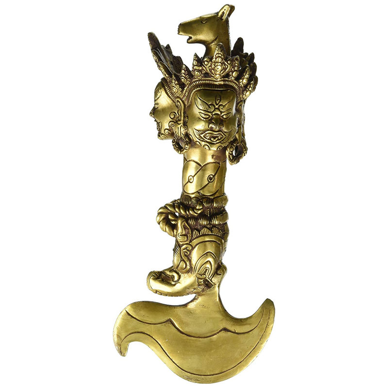 Hachoir tibétain bouddhiste Mahakala