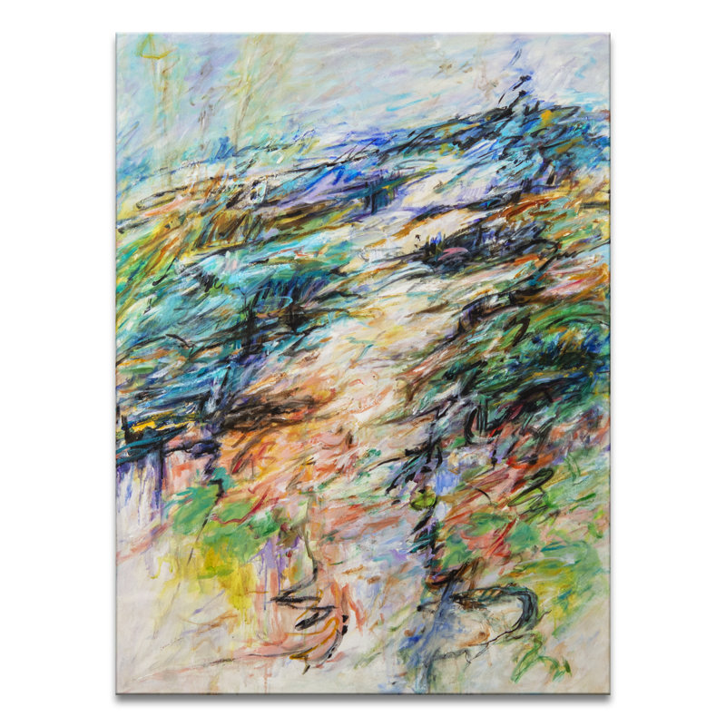Mountain Stream Wrapped Canvas Painting