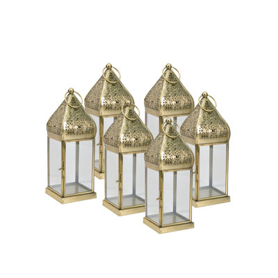 10.25'' H Metal Tabletop Lantern