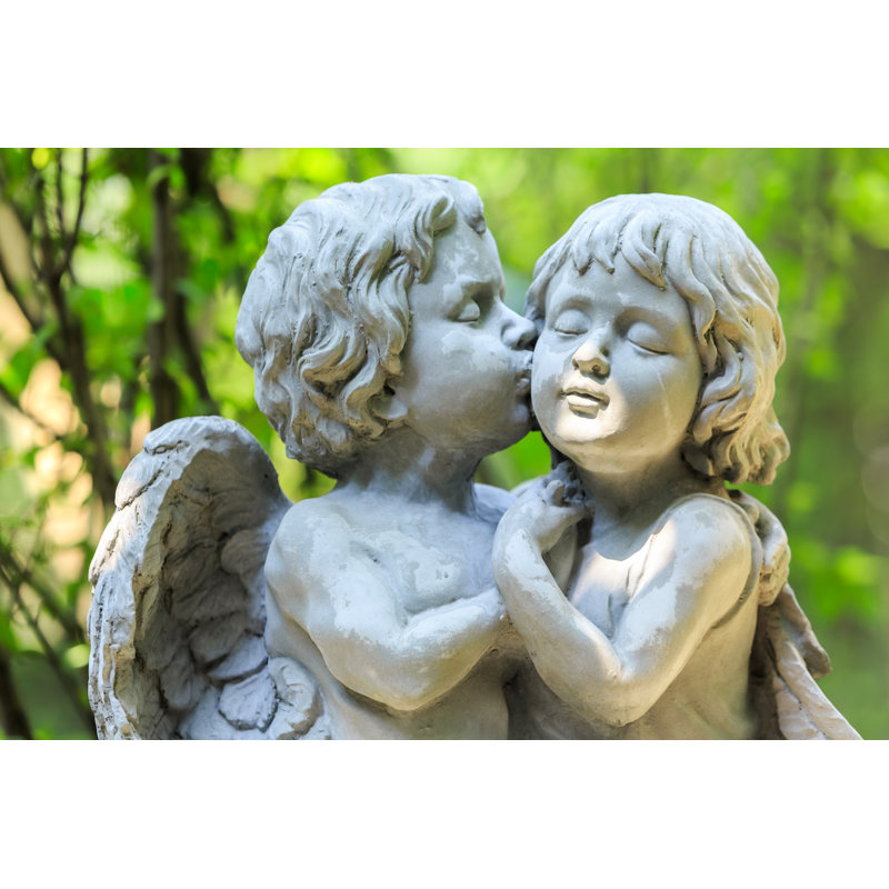 Little Couple Angel by WichitS - Wrapped Canvas Print, 30cm H x 46cm W x 3.8cm D