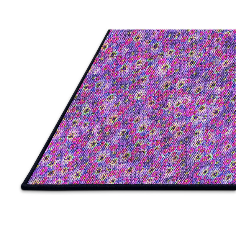 Floral Indoor Rug, Rectangle 7' x 10'