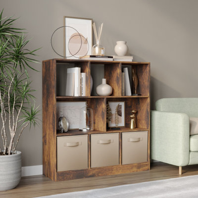95.3 cm H x 88.8 cm W Cube Bookcase