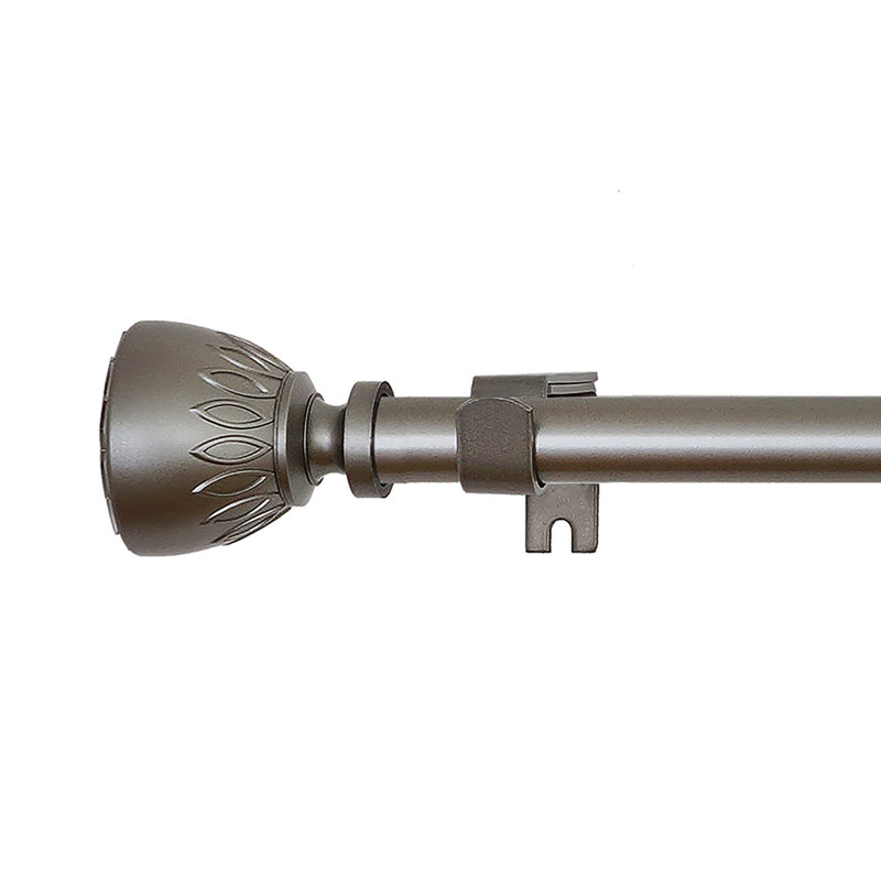 Single Curtain Rod, 66" - 120"