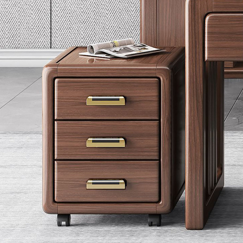 Bureau moderne en bois massif avec rangement, H 29,5 po x l 53,1 po x P 27,6 po