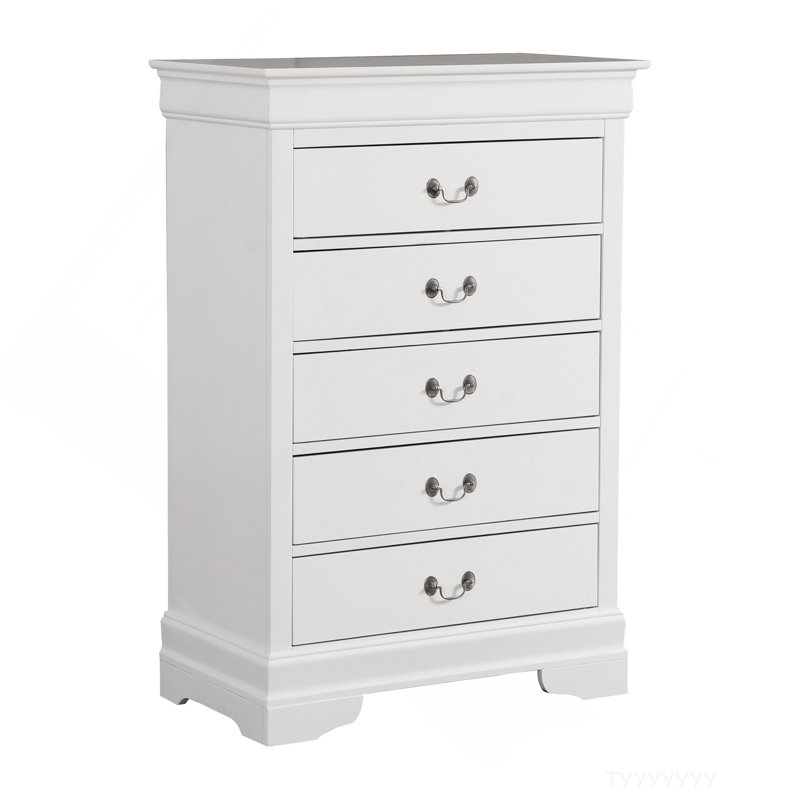 Commode Louis Phillipe, blanc, Blanc