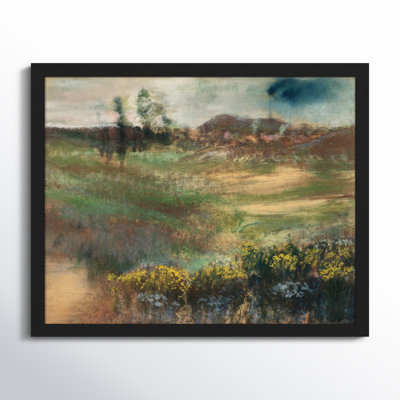 " Edgar Degas's Landscape With Smokestacks 1890 " by The Art Institute Of Chicago