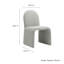 Chaise rembourrée Junia Boucle-109758087