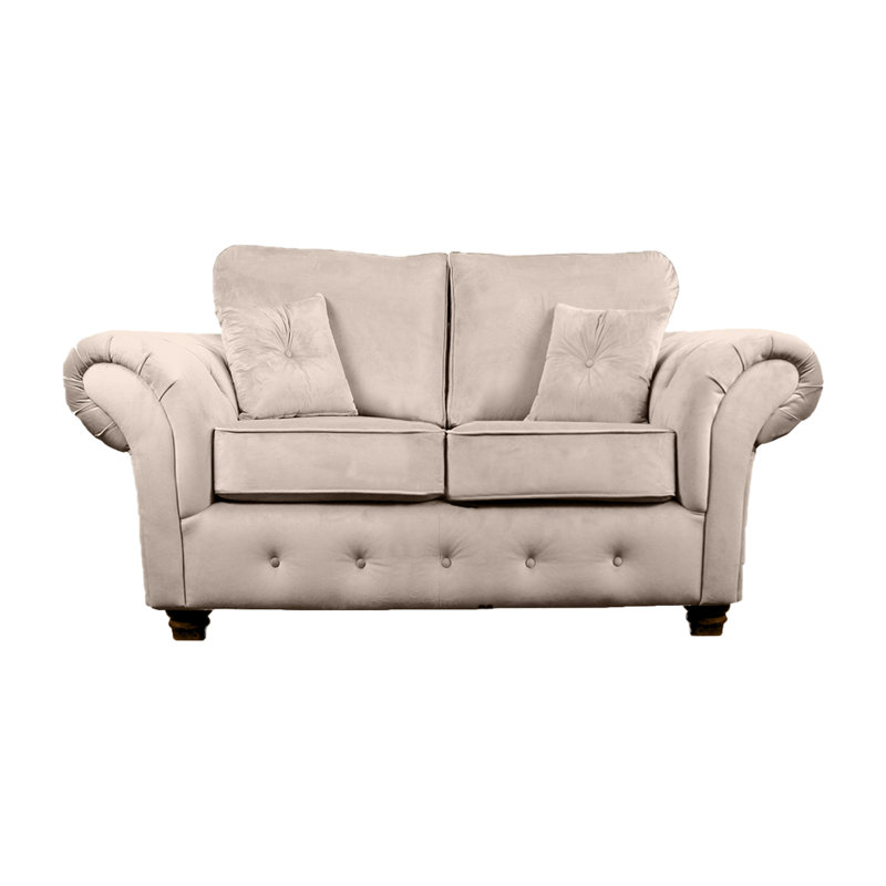 Lila 2 Seater Velvet Sofa, Mink