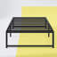 Base de lit simple en métal 16 po Mclea, base de lit plateforme haute de 16 po, sommier à lattes en acier robuste, aucun sommier requis, rangement supplémentaire sous le lit, support silencieux, assemblage facile-404593661-487427519