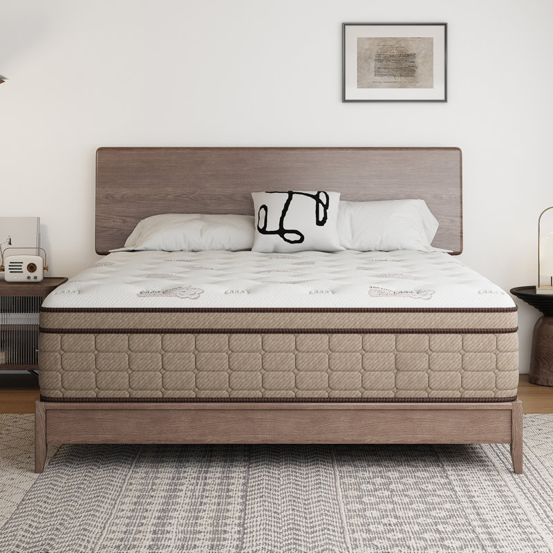 12'' Pain Relieving Hybrid Mattresses For Extra Lumbar & Hip Support - 365-Night Trial - Fiberglass-Free Bed In A Box - No Odor, Certipur-US Certified