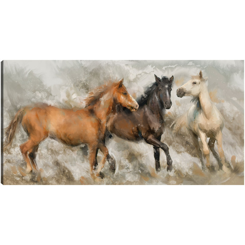 Home on the Range by Studio Arts Canvas Art Print, 13" H x 25" W x 1.5" D, Wrapped Canvas