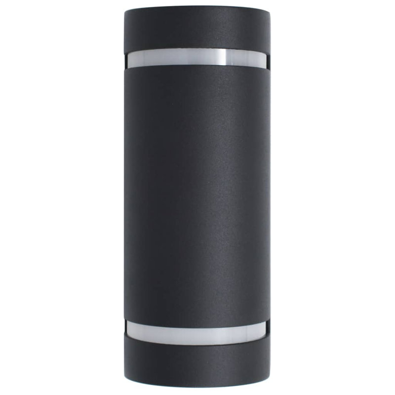 Newbill Outdoor Wall Lights 35 W Black Half-round, 23.8cm H x 9.5cm W x 7.5cm D