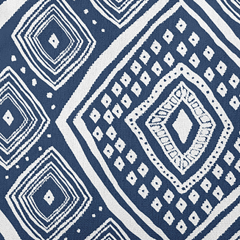 Upscale Getaway Square Pillow Cover & Insert, 16" x 16", Navy Blue